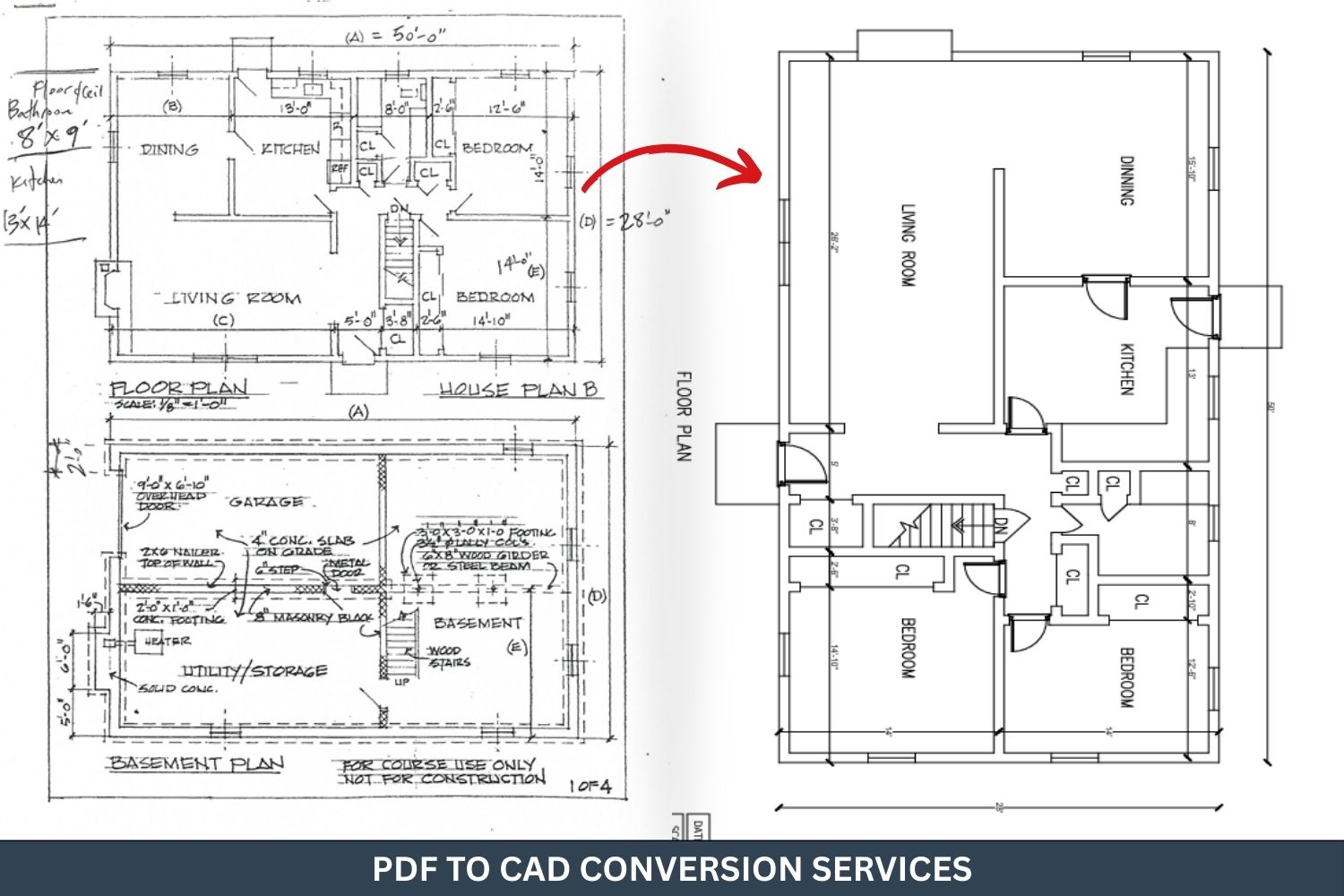 PDF to CAD Conversion Services