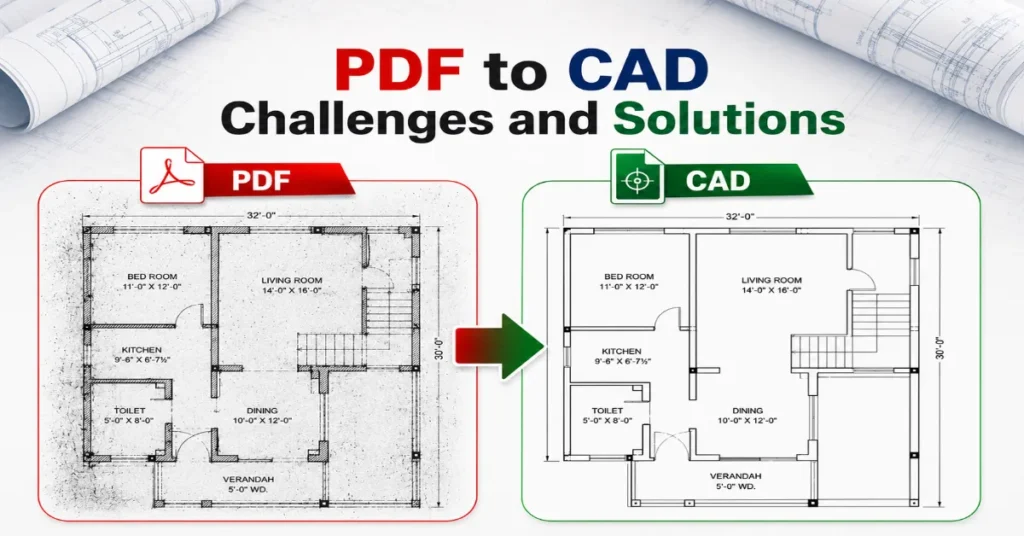PDF to CAD challenges