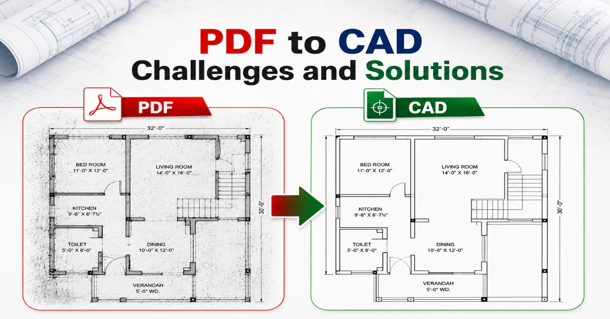 PDF to CAD challenges