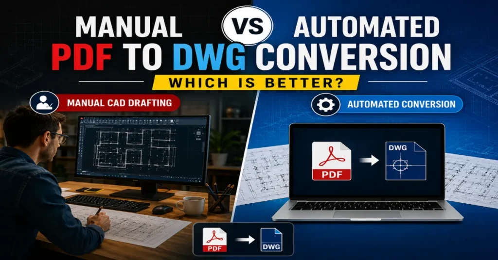 PDF to DWG conversion