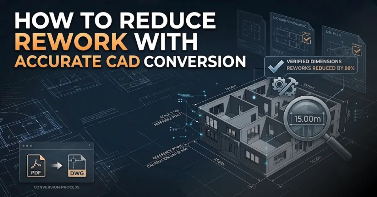 reduce rework in CAD conversion